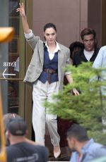 GAL GADOT on the Set of Wonder Woman 1984 in Wahington D.C. 06/27/2018