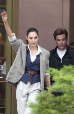 GAL GADOT on the Set of Wonder Woman 1984 in Wahington D.C. 06/27/2018