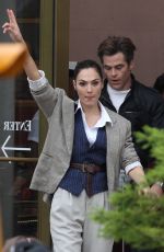 GAL GADOT on the Set of Wonder Woman 1984 in Wahington D.C. 06/27/2018