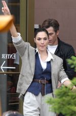 GAL GADOT on the Set of Wonder Woman 1984 in Wahington D.C. 06/27/2018