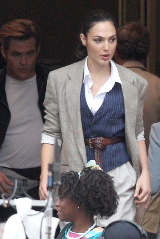 GAL GADOT on the Set of Wonder Woman 1984 in Wahington D.C. 06/27/2018