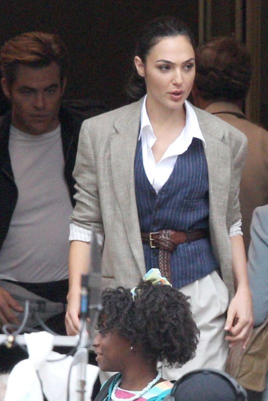 GAL GADOT on the Set of Wonder Woman 1984 in Wahington D.C. 06/27/2018