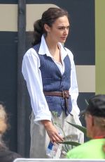 GAL GADOT on the Set of Wonder Woman 2 in Alexandria 06/13/2018