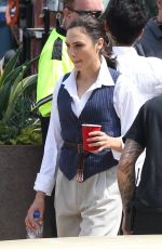 GAL GADOT on the Set of Wonder Woman 2 in Alexandria 06/13/2018