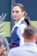 GAL GADOT on the Set of Wonder Woman 2 in Alexandria 06/13/2018