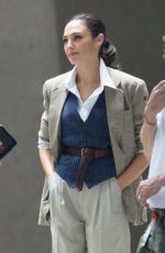 GAL GADOT on the Set of Wonder Woman 2 in Alexandria 06/13/2018