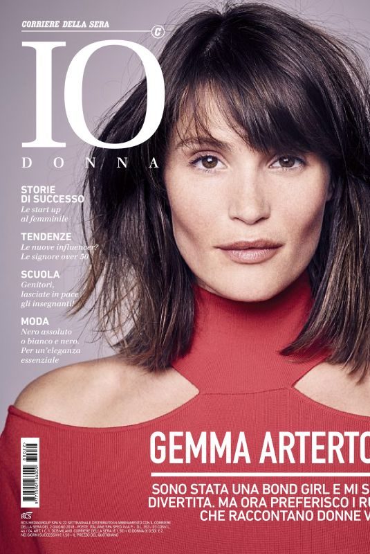 GEMMA ARTERTON in Io Donna Del Corriere Della Sera, June 2018 Issue