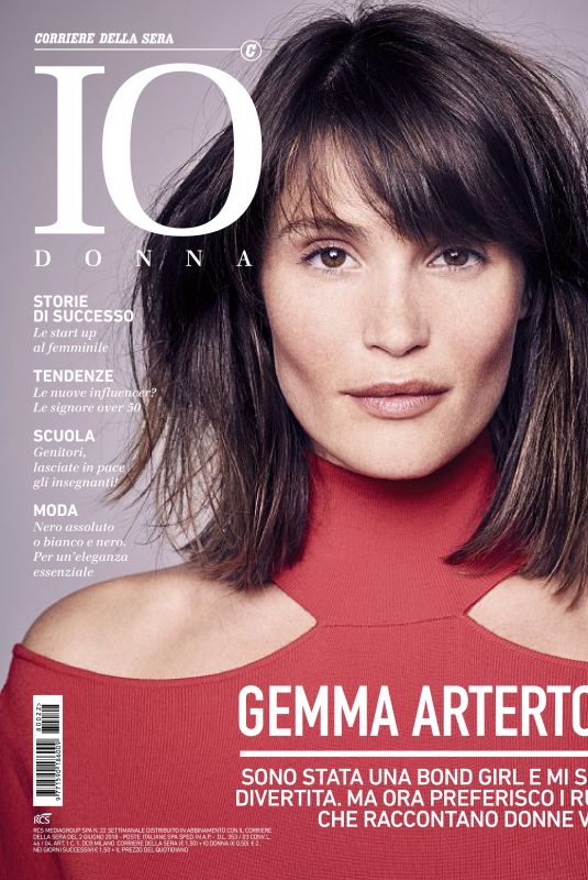 GEMMA ARTERTON in Io Donna Del Corriere Della Sera, June 2018 Issue