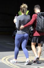 GEMMA ATKINSON and Gorka Marquez Leaves a Gym in Manchester 06/07/2018