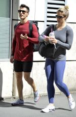 GEMMA ATKINSON and Gorka Marquez Leaves a Gym in Manchester 06/07/2018