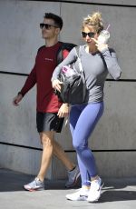 GEMMA ATKINSON and Gorka Marquez Leaves a Gym in Manchester 06/07/2018