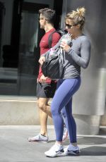 GEMMA ATKINSON and Gorka Marquez Leaves a Gym in Manchester 06/07/2018