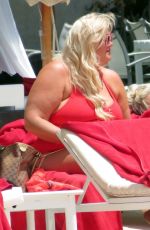 GEMMA COLLINS in Swimsuit at a Pool in Spain 05/27/2018