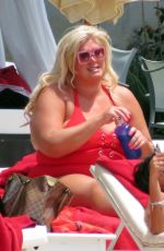 GEMMA COLLINS in Swimsuit at a Pool in Spain 05/27/2018