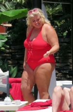 GEMMA COLLINS in Swimsuit at a Pool in Spain 05/27/2018