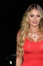 GEORGIA KOUSOULOU, AMBER DOWDING and CHLOE SIMS Arrives at Amber