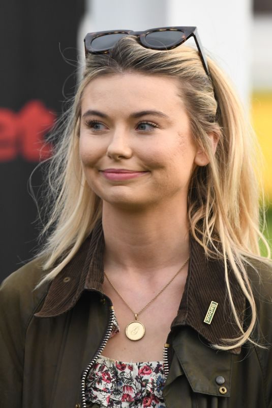 GEORGIA TOFFOLO at Goodwood Races in West Sussex 06/15/2018