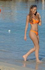 GEORGIE CLARKE in Bikini at a Beach in Ibiza 06/13/2018