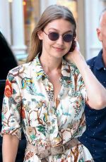 GIGI HADID Arrives at Her Apartment in New York 06/19/2018