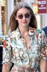 GIGI HADID Arrives at Her Apartment in New York 06/19/2018