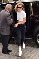 GIGI HADID Arrives at Her Apartment in New York 06/27/2018