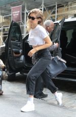 GIGI HADID Arrives at Her Apartment in New York 06/27/2018