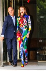 GIGI HADID Heading to 2018 CFDA Fashion Awards in New York 06/05/2018