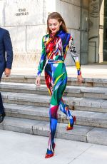 GIGI HADID Heading to 2018 CFDA Fashion Awards in New York 06/05/2018