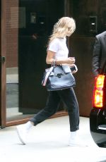 GIGI HADID Leaves a Studio in New York 06/27/2018