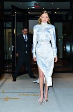 GIGI HADID Leaves Her Apartment in New York 05/31/2018