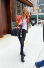 GIGI HADID Leaves Her Apartment in New York 06/01/2018