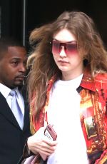 GIGI HADID Leaves Her Apartment in New York 06/01/2018