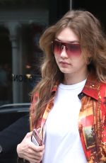 GIGI HADID Leaves Her Apartment in New York 06/01/2018
