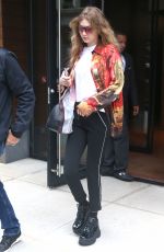 GIGI HADID Leaves Her Apartment in New York 06/01/2018