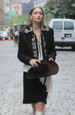 GIGI HADID on the Set of a Photoshoot in New York 05/31/2018