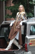 GIGI HADID on the Set of a Photoshoot in New York 05/31/2018