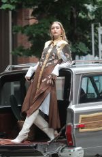 GIGI HADID on the Set of a Photoshoot in New York 05/31/2018