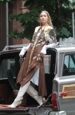 GIGI HADID on the Set of a Photoshoot in New York 05/31/2018