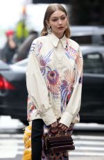 GIGI HADID on the Set of a Photoshoot in New York 05/31/2018