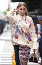 GIGI HADID on the Set of a Photoshoot in New York 05/31/2018