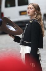 GIGI HADID on the Set of a Photoshoot in New York 05/31/2018