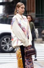 GIGI HADID on the Set of a Photoshoot in New York 05/31/2018