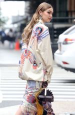 GIGI HADID on the Set of a Photoshoot in New York 05/31/2018