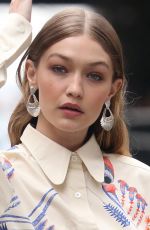 GIGI HADID on the Set of a Photoshoot in New York 05/31/2018