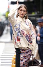 GIGI HADID on the Set of a Photoshoot in New York 05/31/2018