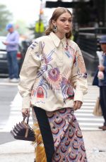 GIGI HADID on the Set of a Photoshoot in New York 05/31/2018