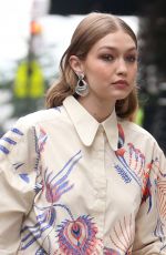 GIGI HADID on the Set of a Photoshoot in New York 05/31/2018