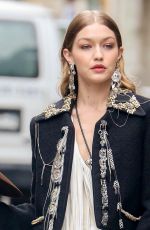 GIGI HADID on the Set of a Photoshoot in New York 05/31/2018