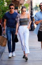 GIGI HADID Out and About in New York 06/17/2018