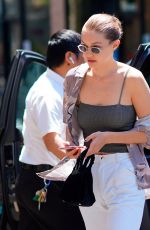 GIGI HADID Out and About in New York 06/17/2018